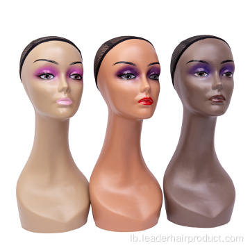 Wig Display realistesch afrikanesch weiblech Mannequin Head